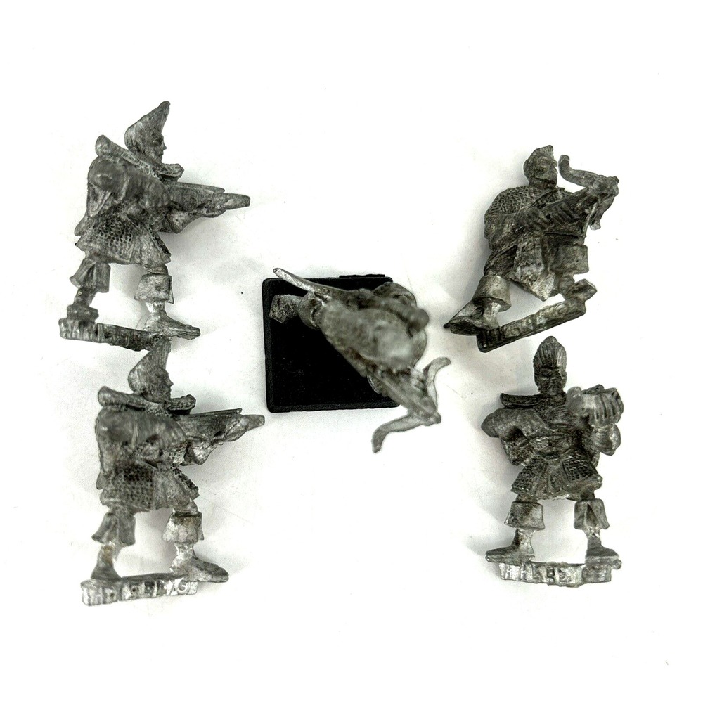 HHG‎ Heartbreaker Games 5 Dark Elf With Crossbow Miniatures 1994 Warhammer VTG